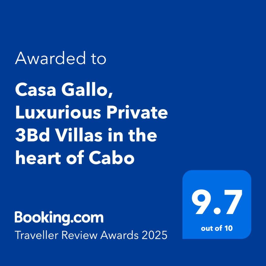 Casa Gallo, Heated Pool, Exclusive Beach & Great Location Cabo San Lucas Eksteriør billede